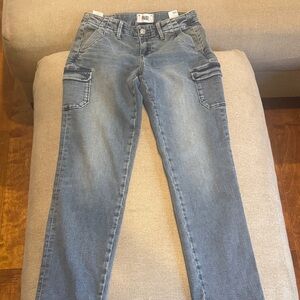 PAIGE Light Blue Straight Leg Jeans